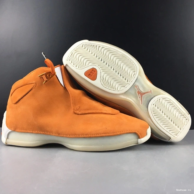 Jordan Orange Retro 18 AA2494-801 Campfire  0518